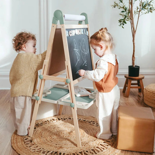 Tiny Land® Magnitales Easel for Kids - Pink